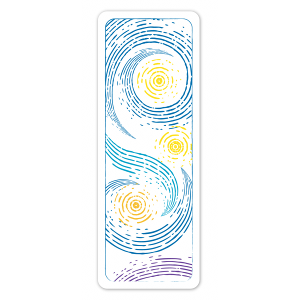 Set pictura cu apa - semne de carte Spatiu, colectia Creatii Naturale