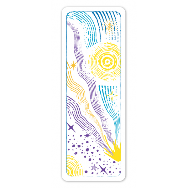 Set pictura cu apa - semne de carte Spatiu, colectia Creatii Naturale