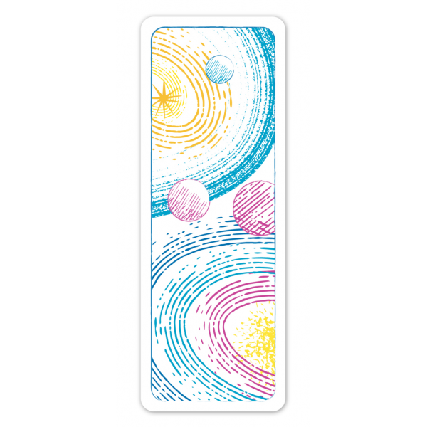 Set pictura cu apa - semne de carte Spatiu, colectia Creatii Naturale