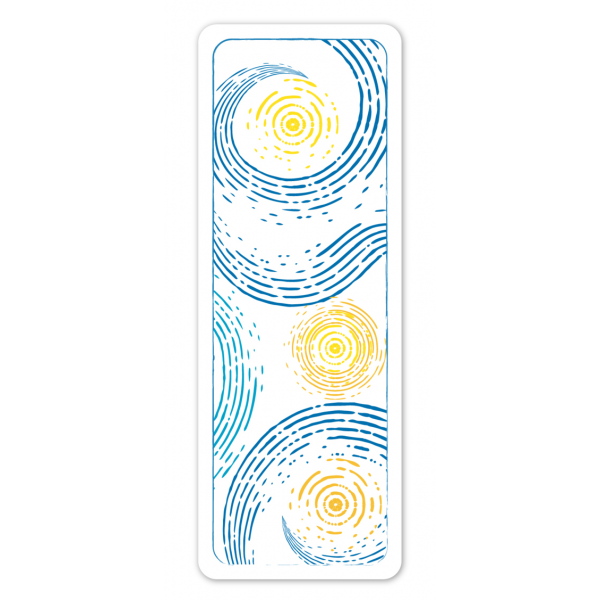 Set pictura cu apa - semne de carte Spatiu, colectia Creatii Naturale