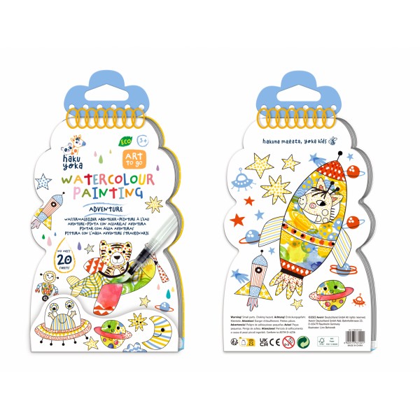 Set de pictura cu apa - Aventura, Haku Yoka