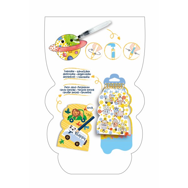 Set de pictura cu apa - Aventura, Haku Yoka