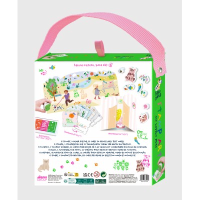 Set portabil de stampile Haku Yoka - Animalutele mele dragi