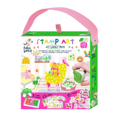 Set portabil de stampile Haku Yoka - Animalutele mele dragi