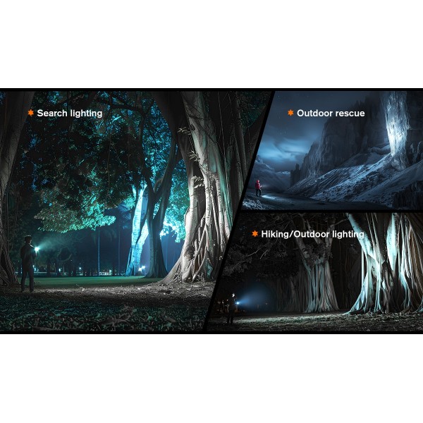 Lanterna LED  Godfire TN05, 20W, 1600lm, 362m, IP55, magnet, USB-C, 5 moduri, Lumina de urgenta