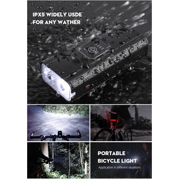 Lanterna LED pentru bicicleta Supfire GT-R3, 1400lumeni, 130m, acumulator 2400 mAh, USB Lanterna LED pentru bicicleta Supfire GT-R3, 1400lumeni, 130m, acumulator 2400 mAh, USB