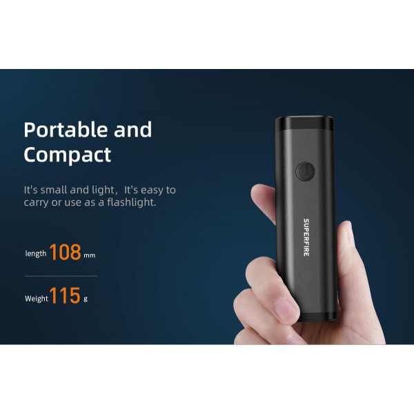 Lanterna LED pentru bicicleta Supfire BL11, 120m, 400Lm, acumulator 2000 mAh, USB Lanterna LED pentru bicicleta Supfire BL11, 120m, 400Lm, acumulator 2000 mAh, USB