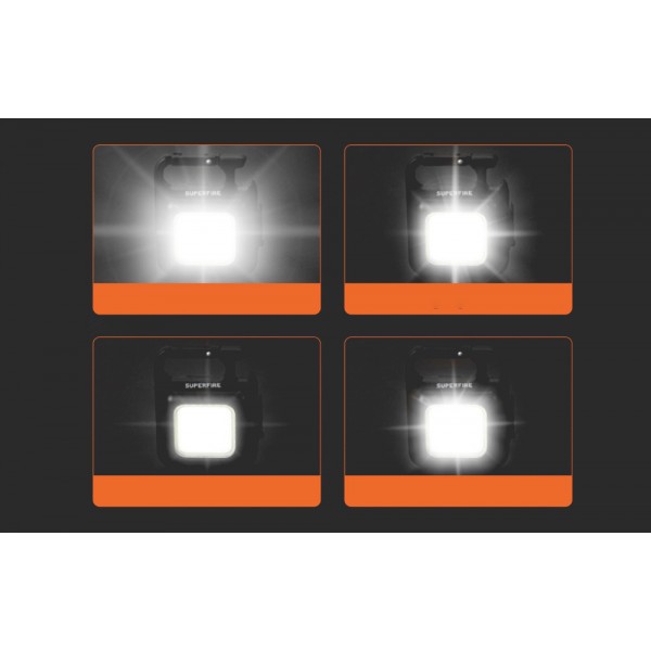 Lanterna de buzunar tip breloc Superfire MX16, 600lm, 500mAh, USB C Lanterna de buzunar tip breloc Superfire MX16, 600lm, 500mAh, USB C