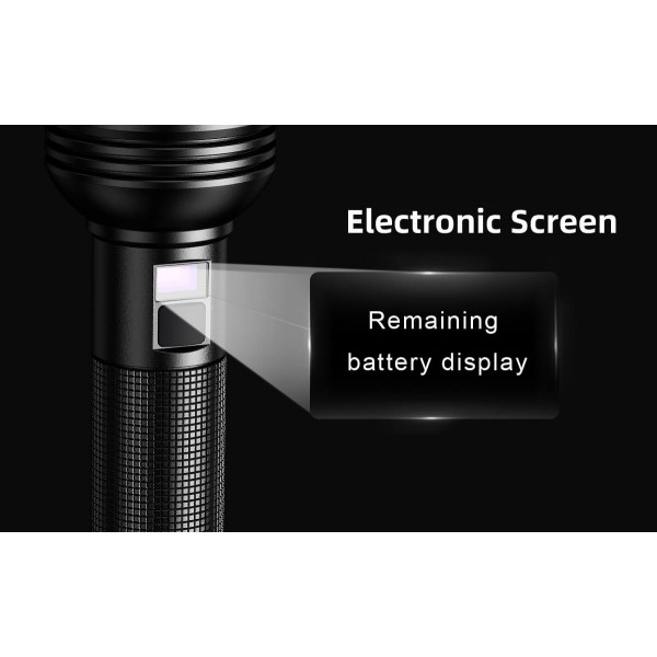 Lanterna LED Superfire D18, 2000lm, 226M, 5200mAh, incarcare USB-C, 36W