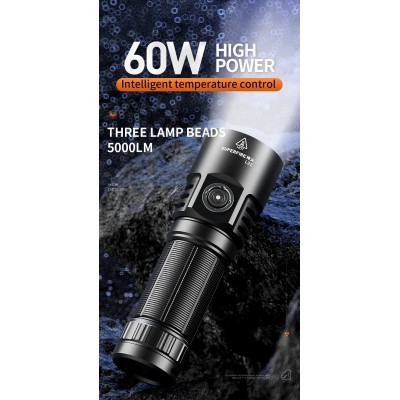 Lanterna LED Superfire L22, 5000lm, 300M, 60W, IP44