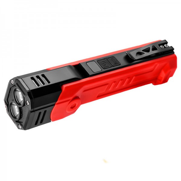 Lanterna Multifunctionala LED Superfire GM06, USB-C, 1500mAh, 355lm, 216m, power bank, lumina rosie, prindere magnetica, IP44 - Rosu Lanterna Multifunctionala LED Superfire GM06, USB-C, 1500mAh, 355lm, 216m, power bank, lumina rosie, prindere magnetica, IP44 - Rosu