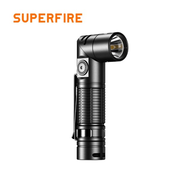 Lanterna Multifunctionala LED Supfire G19-S, USB-C, 360lm, 160m, prindere magnetica