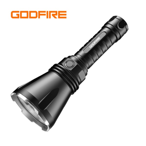Lanterna tactica LED Godfire TF01, 1000m, 1371lm, aliaj aluminiu, 4800mAh, 245g, 5 moduri