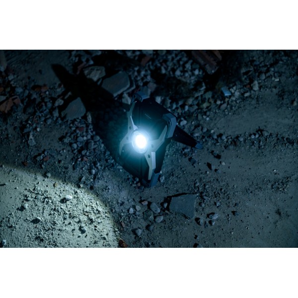 Proiector LED podea portabil Brennenstuhl RUFUS 1500 MA, Acumulator reincarcabil USB-C, 15W COB LED, 1500lm, 15W IP65, Powerbank