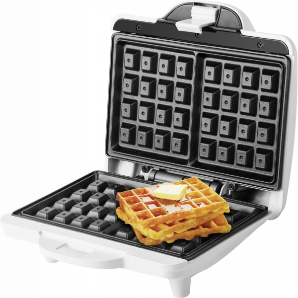 Aparat pentru preparat vafe ECG S 1370 Waffle, 700 W, 2 vafe