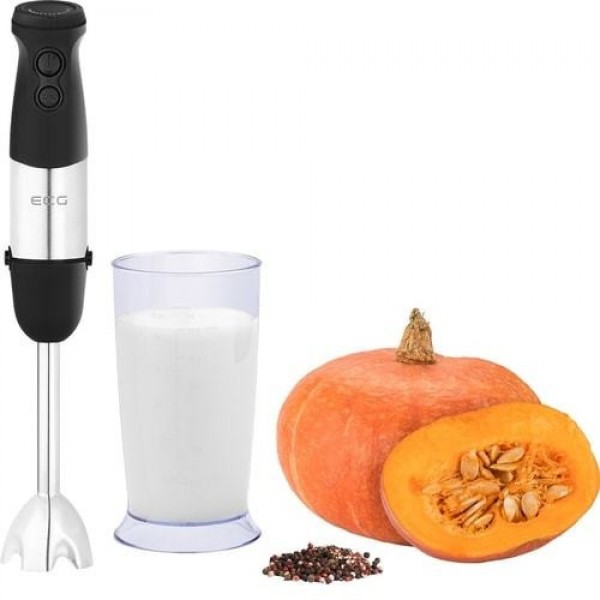 Blender de mana ECG RM 750, 750 W, 2 viteze + TURBO, lame otel inoxidabil