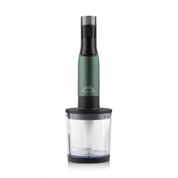 Blender de mana ETA Mano 3219 90030, 1000 W, 9 viteze, afisaj LCD, negru-verde