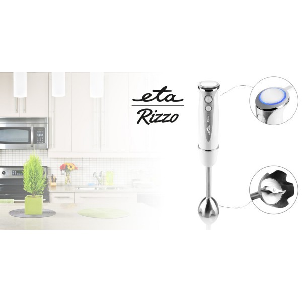 Blender de mana ETA Rizzo 1057, 400 W, 1 viteza + TURBO, lama si duza din otel inoxidabil Blender de mana ETA Rizzo 1057, 400 W, 1 viteza + TURBO, lama si duza din otel inoxidabil