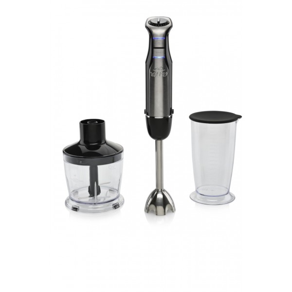 Blender de mana ETA Tasso 5056 90000, 600 W, 6 viteze, atasament special pentru piure, negru