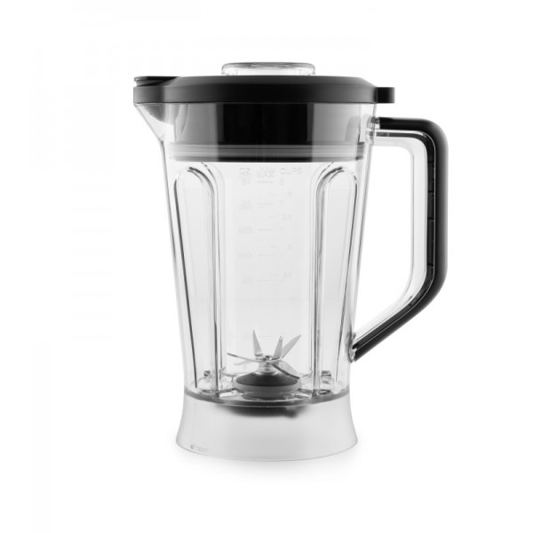 Blender de masa ETA Vital Blend Mini II 5100 90000, 1200W, 1.85 litri, 3 programe, otel inoxidabil, negru