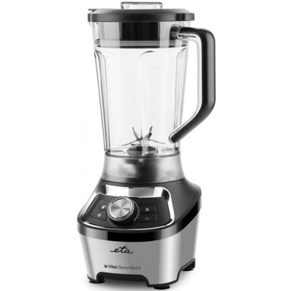 Blender de masa ETA Vital Blend Mini II 5100 90000, 1200W, 1.85 litri, 3 programe, otel inoxidabil, negru