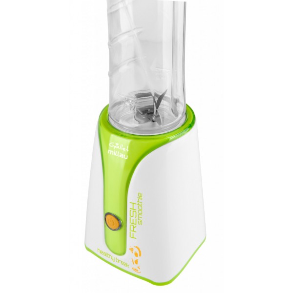 Blender Smoothie maker GALLET MILLAU MS590, 350 W, bol 600 ml BPA free, alb cu verde