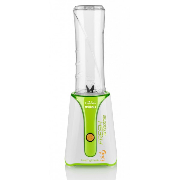 Blender Smoothie maker GALLET MILLAU MS590, 350 W, bol 600 ml BPA free, alb cu verde