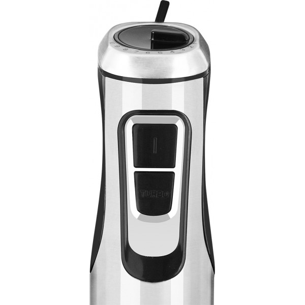 Blender vertical ECG RM 900, 800 W, 10 viteze + TURBO, recipient tocator 500 ml, lame din otel inoxidabil