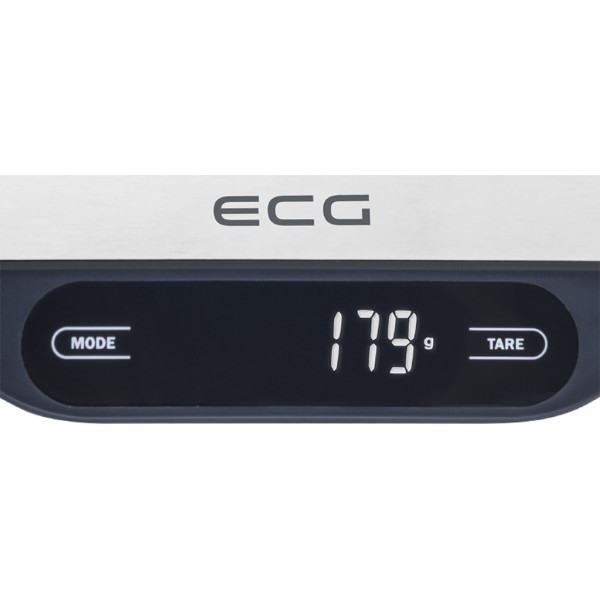 Cantar de bucatarie ECG KV 215 S, 15 Kg, functie TARA, precizie 1 g, Touch control