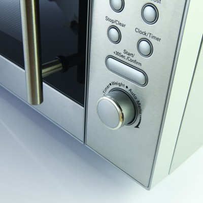 Cuptor cu microunde ECG MTD 231 S, 23 litri, 800 W, 5 niveluri de putere, 8 programe automate, otel inoxidabil