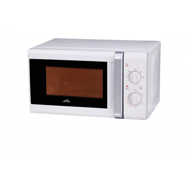 Cuptor cu microunde ETA Klasico 0208 90000 alb, 700 W, 5 niveluri de putere, timer