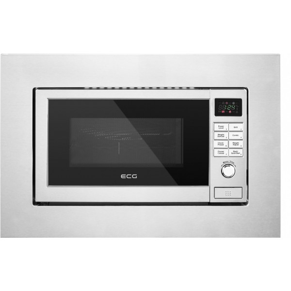 Cuptor cu microunde incorporabil ECG MTD 2081 VGSS, 20 litri, 1200 W, 5 niveluri de putere, 9 programe Cuptor cu microunde incorporabil ECG MTD 2081 VGSS, 20 litri, 1200 W, 5 niveluri de putere, 9 programe