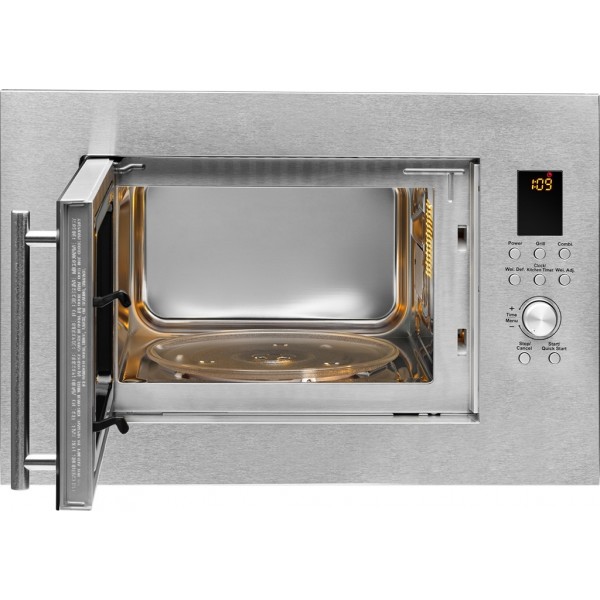 Cuptor cu microunde incorporabil ECG MTD 2390 VGSS, 23 L, interior din inox, 8 programe automate, 900 W + 1000 W Cuptor cu microunde incorporabil ECG MTD 2390 VGSS, 23 L, interior din inox, 8 programe automate, 900 W + 1000 W