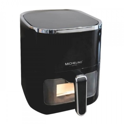 Friteuza cu aer cald 138748 Michelino, 5 litri, 1450 W, 80 °C - 200 °C, 12 programe presetate, negru