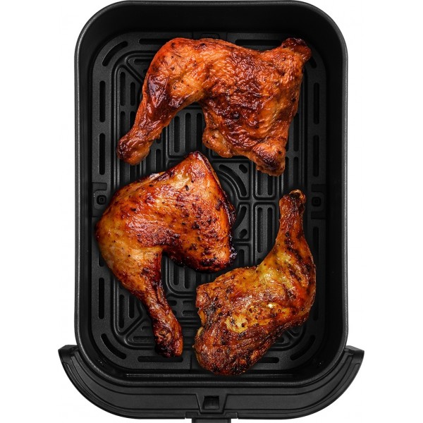 Friteuza cu aer cald AF 8020 Ai Slim Fry, 1700 W, 8 litri, 100-200°C, 6 programe automate, Program AI Smart, negru Friteuza cu aer cald AF 8020 Ai Slim Fry, 1700 W, 8 litri, 100-200°C, 6 programe automate, Program AI Smart, negru