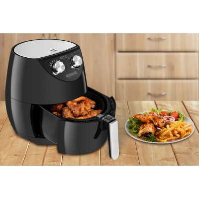 Friteuza cu aer cald ECG AF 3500, 3.5 L, 1500 W, control temperatura 80-200°C Friteuza cu aer cald ECG AF 3500, 3.5 L, 1500 W, control temperatura 80-200°C