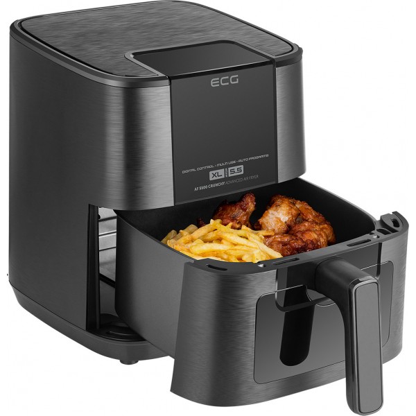 Friteuza cu aer cald ECG AF 5500 Crunchy, 5.5 L, 1350 W, control temperatura 80-200°C Friteuza cu aer cald ECG AF 5500 Crunchy, 5.5 L, 1350 W, control temperatura 80-200°C