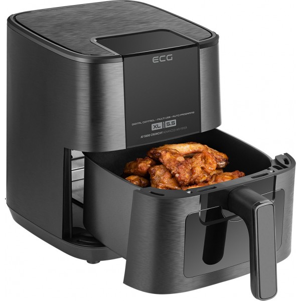 Friteuza cu aer cald ECG AF 5500 Crunchy, 5.5 L, 1350 W, control temperatura 80-200°C Friteuza cu aer cald ECG AF 5500 Crunchy, 5.5 L, 1350 W, control temperatura 80-200°C