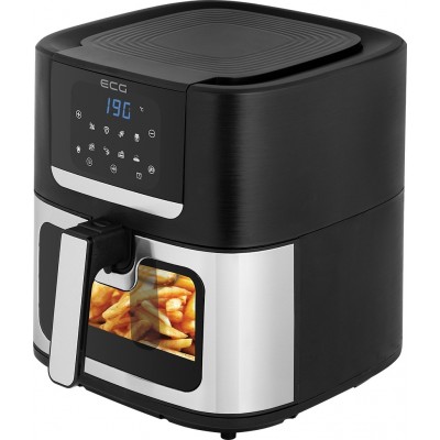 Friteuza cu aer cald ECG AF 8000 Crusty XL, 7 litri, 1700 W, control digital, 8 programe, temperatura 80-200°C