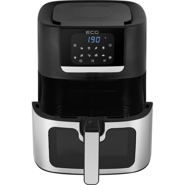 Friteuza cu aer cald ECG AF 8000 Crusty XL, 7 litri, 1700 W, control digital, 8 programe, temperatura 80-200°C Friteuza cu aer cald ECG AF 8000 Crusty XL, 7 litri, 1700 W, control digital, 8 programe, temperatura 80-200°C