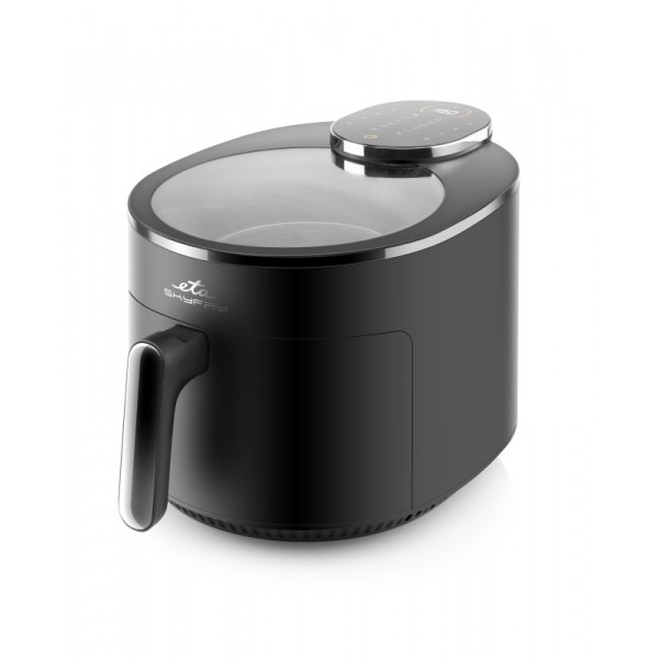 Friteuza cu aer cald ETA SkyFry 5168 90000, 5 litri, 1500 W, 12 programe, control tactil, negru
