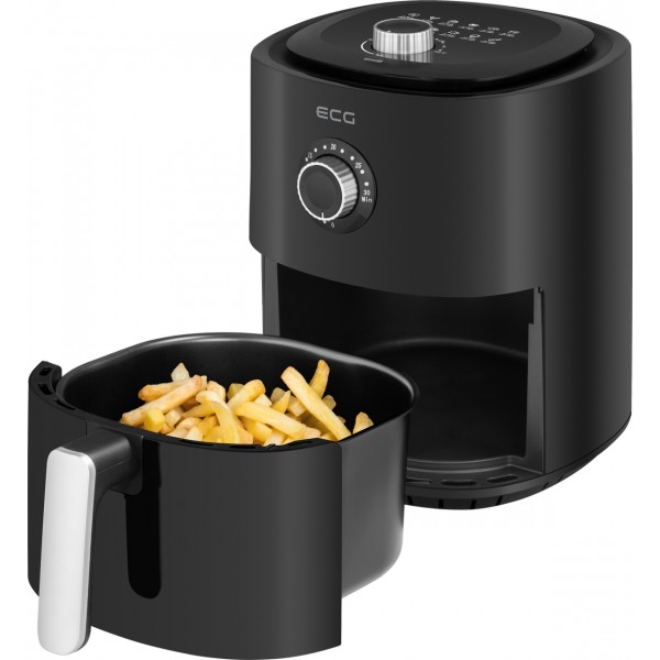 Friteuza cu aer fierbinte ECG AF 4000 Simply Fry, 3.8 litri, 1300 W, 12 programe, control temperatura 80-200°C Friteuza cu aer fierbinte ECG AF 4000 Simply Fry, 3.8 litri, 1300 W, 12 programe, control temperatura 80-200°C
