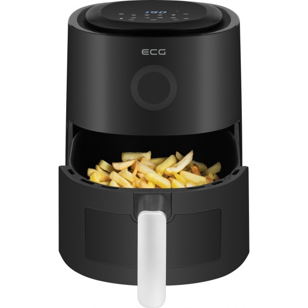 Friteuza cu aer fierbinte ECG AF 4020 Compact Fry, 3.8 litri, 1300 W, control digital, 8 programe, temperatura 80-200°C Friteuza cu aer fierbinte ECG AF 4020 Compact Fry, 3.8 litri, 1300 W, control digital, 8 programe, temperatura 80-200°C