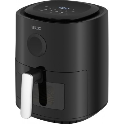 Friteuza cu aer fierbinte ECG AF 4020 Compact Fry, 3.8 litri, 1300 W, control digital, 8 programe, temperatura 80-200°C