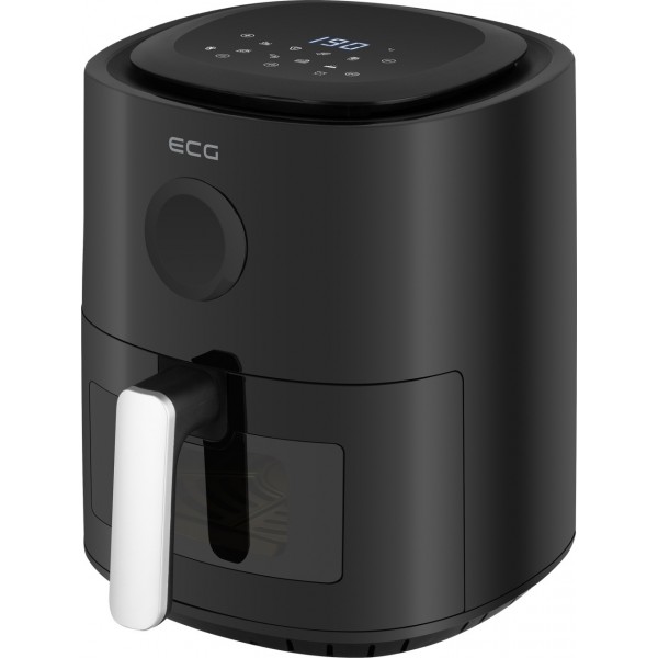 Friteuza cu aer fierbinte ECG AF 4020 Compact Fry, 3.8 litri, 1300 W, control digital, 8 programe, temperatura 80-200°C Friteuza cu aer fierbinte ECG AF 4020 Compact Fry, 3.8 litri, 1300 W, control digital, 8 programe, temperatura 80-200°C