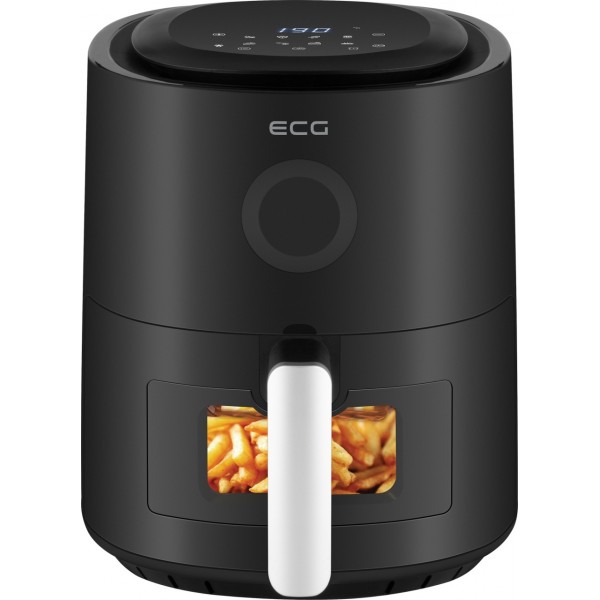 Friteuza cu aer fierbinte ECG AF 4020 Compact Fry, 3.8 litri, 1300 W, control digital, 8 programe, temperatura 80-200°C Friteuza cu aer fierbinte ECG AF 4020 Compact Fry, 3.8 litri, 1300 W, control digital, 8 programe, temperatura 80-200°C