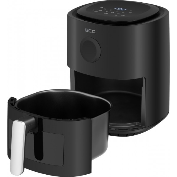 Friteuza cu aer fierbinte ECG AF 4020 Compact Fry, 3.8 litri, 1300 W, control digital, 8 programe, temperatura 80-200°C Friteuza cu aer fierbinte ECG AF 4020 Compact Fry, 3.8 litri, 1300 W, control digital, 8 programe, temperatura 80-200°C