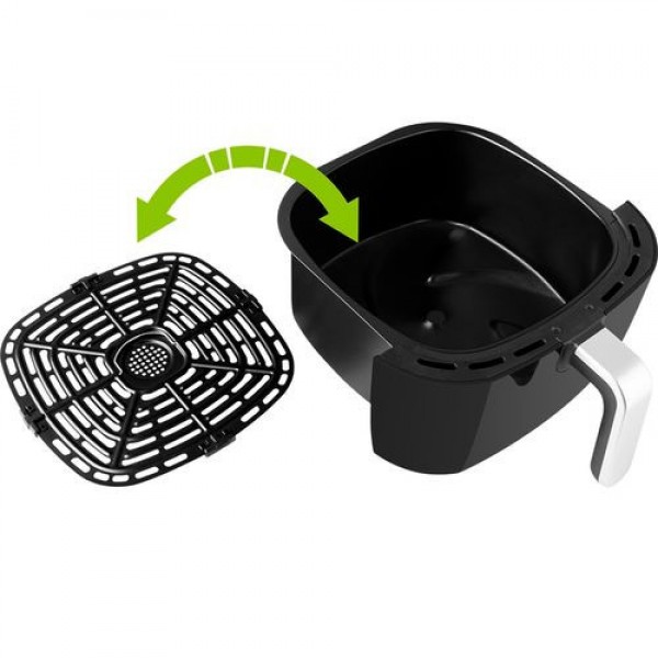 Friteuza cu aer fierbinte ECG AF 6000, 7 litri, 1800 W, 8 programe, control temperatura 30-200°C Friteuza cu aer fierbinte ECG AF 6000, 7 litri, 1800 W, 8 programe, control temperatura 30-200°C