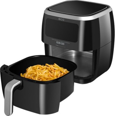 Friteuza cu aer fierbinte ECG AF 6000, 7 litri, 1800 W, 8 programe, control temperatura 30-200°C Friteuza cu aer fierbinte ECG AF 6000, 7 litri, 1800 W, 8 programe, control temperatura 30-200°C
