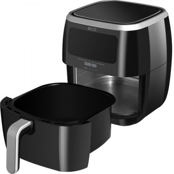 Friteuza cu aer fierbinte ECG AF 6000, 7 litri, 1800 W, 8 programe, control temperatura 30-200°C Friteuza cu aer fierbinte ECG AF 6000, 7 litri, 1800 W, 8 programe, control temperatura 30-200°C